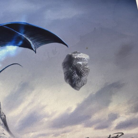 Ice Guardian Dragon Playmat By Mark Poole Signed - Picture 3 of 7